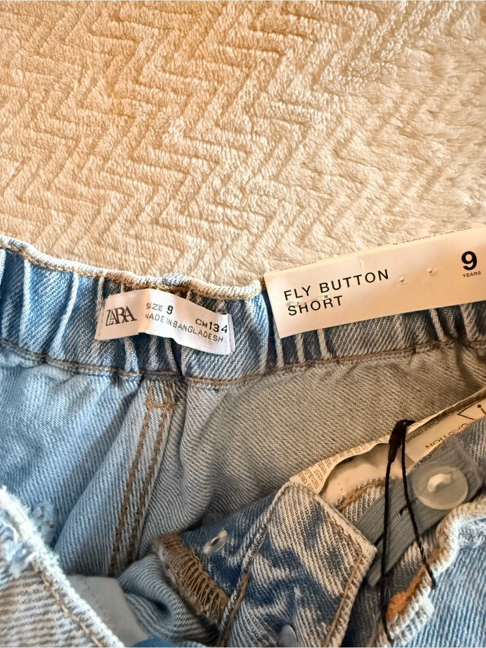 Girls Denim Shorts Bundle – Size 9 – Zara + Basic Shop
